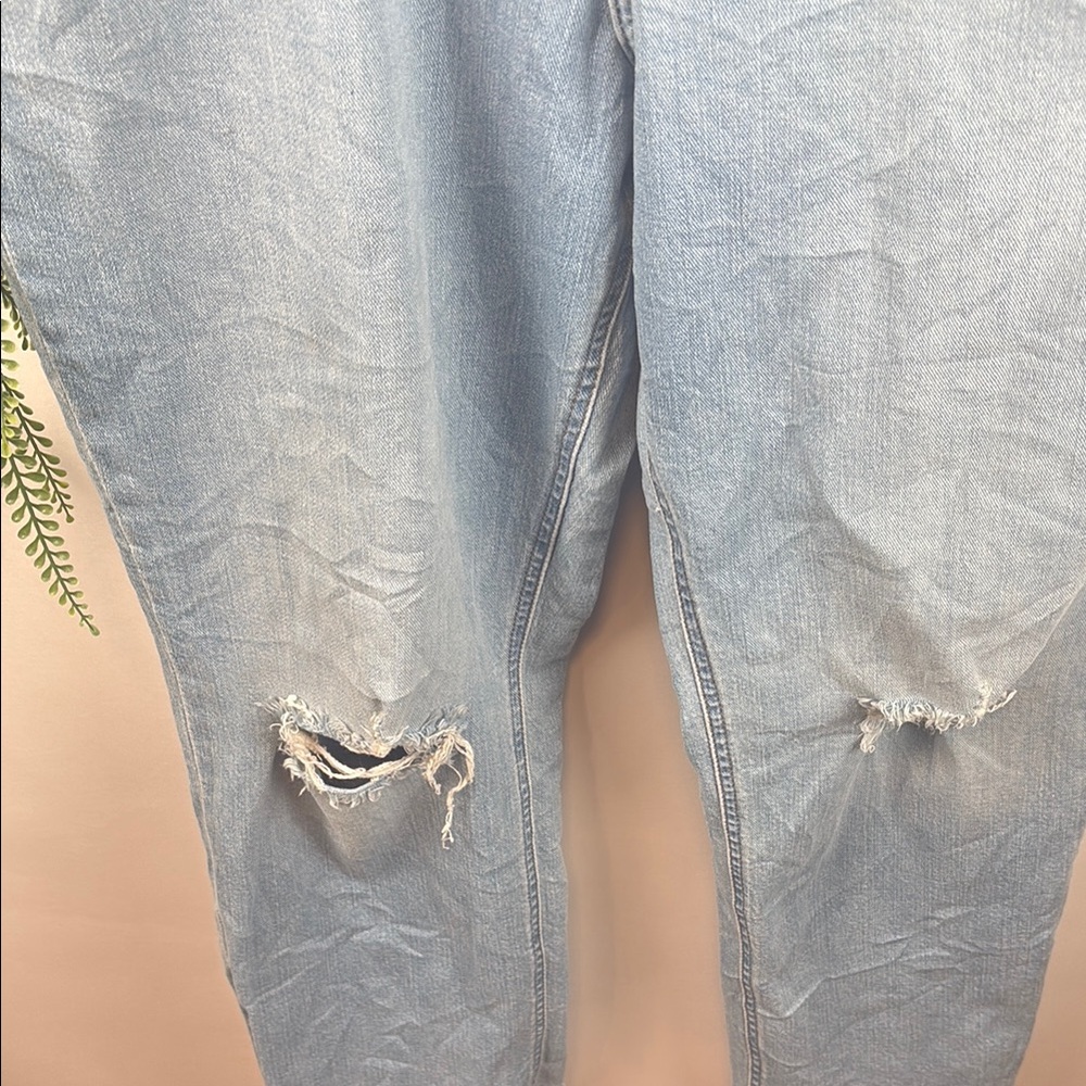 Lee Blue Distressed Denim - Picture 5 of 7